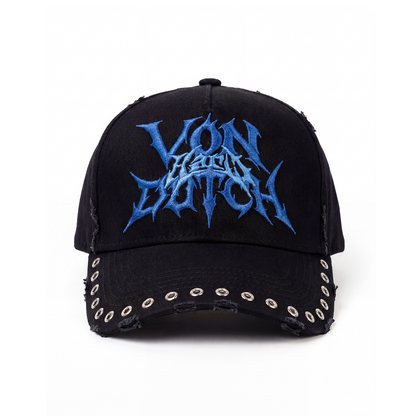 SUMMER BLUES DISTRESSED DAD HAT - VD x HARDFEST