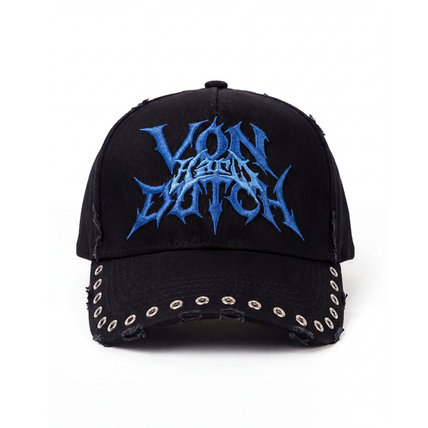SUMMER BLUES DISTRESSED DAD HAT - VD x HARDFEST