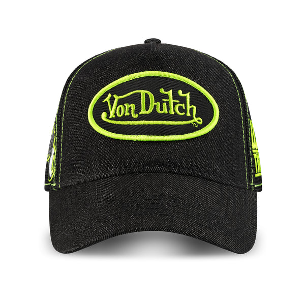 DARK DENIM VON DUTCH X LOUDER THAN LIFE TRUCKER