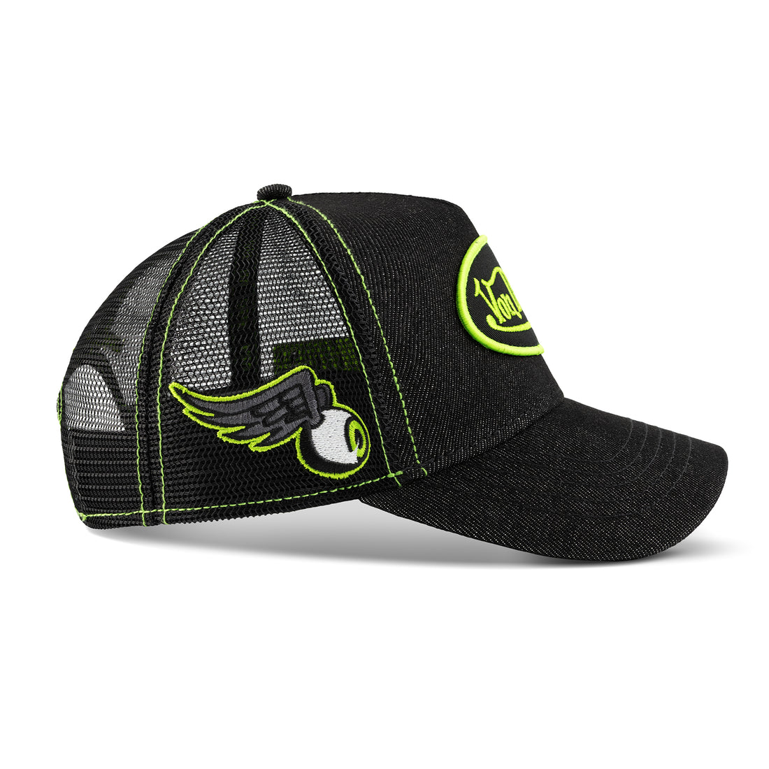 DARK DENIM VON DUTCH X LOUDER THAN LIFE TRUCKER — image 3