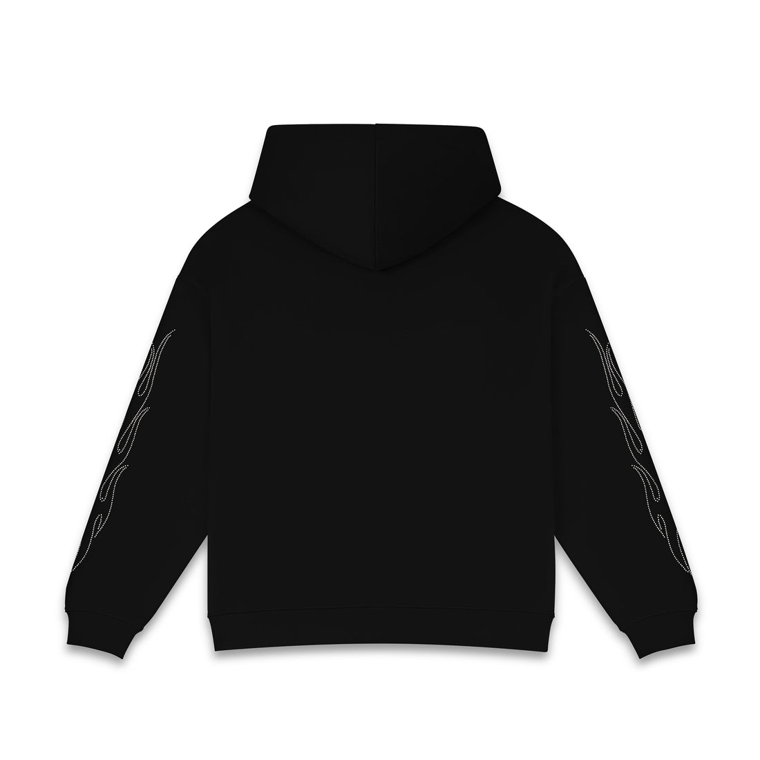RHINESTONE CHOPPER FLAMES - ZIP UP HOODIE — image 2