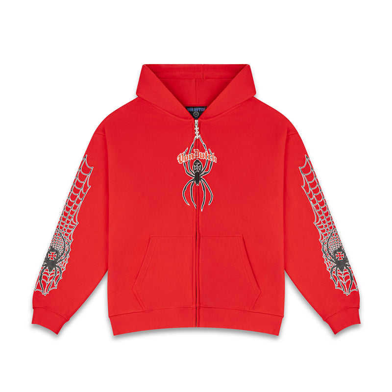 RED WIDOW - ZIP UP HOODIE