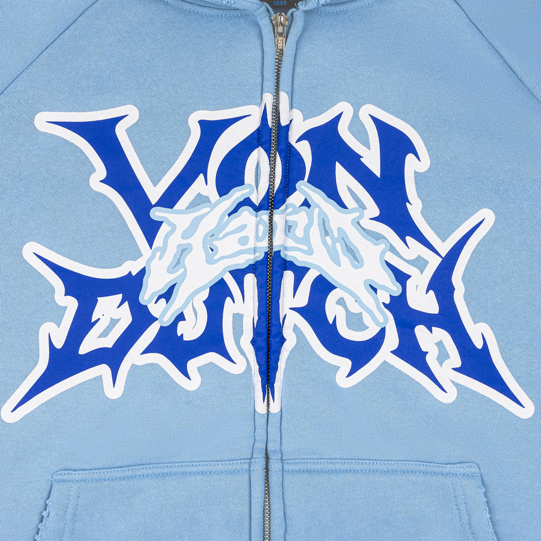 SUMMER BLUES DISTRESSED HOODIE - VD x HARDFEST — image 5
