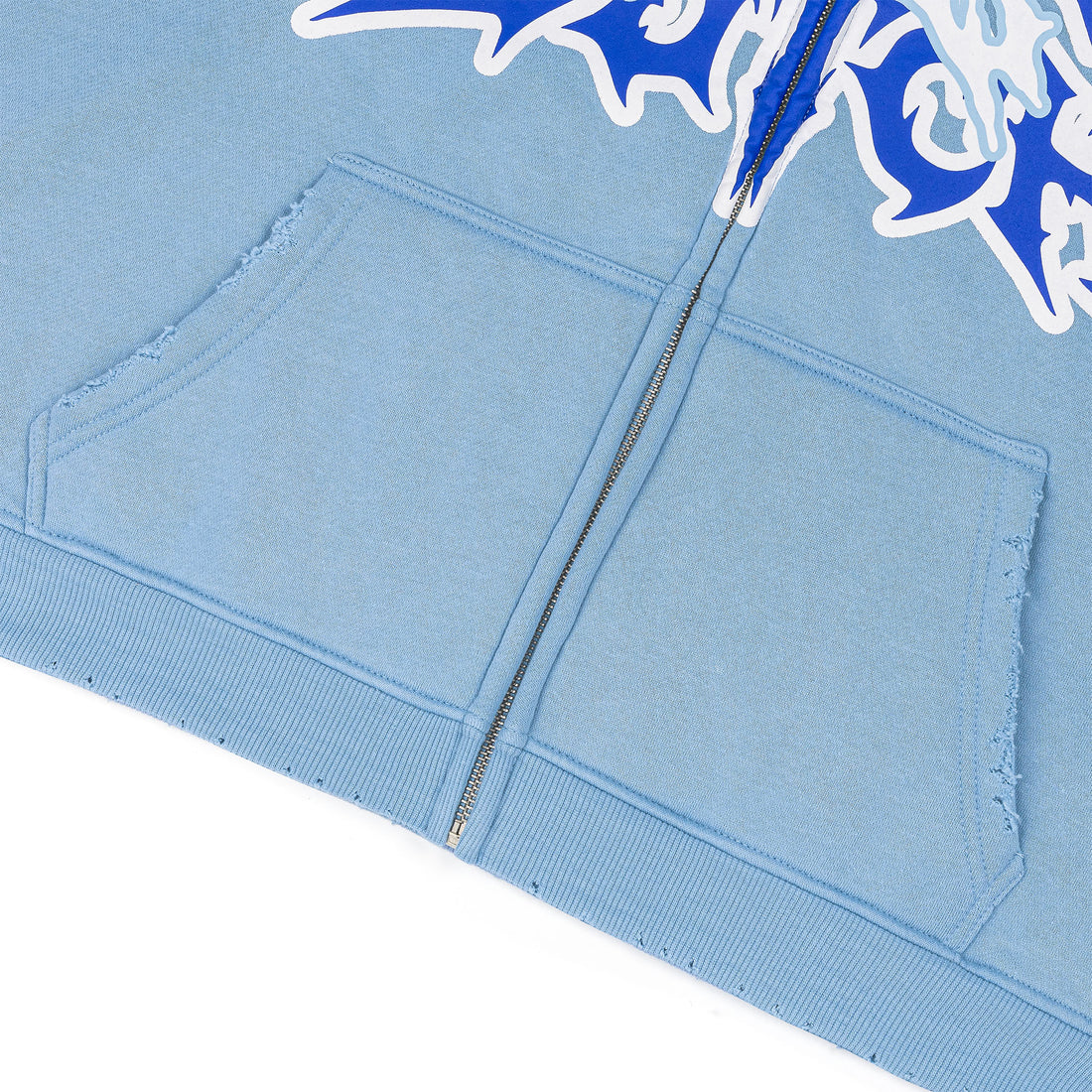 SUMMER BLUES DISTRESSED HOODIE - VD x HARDFEST — image 6