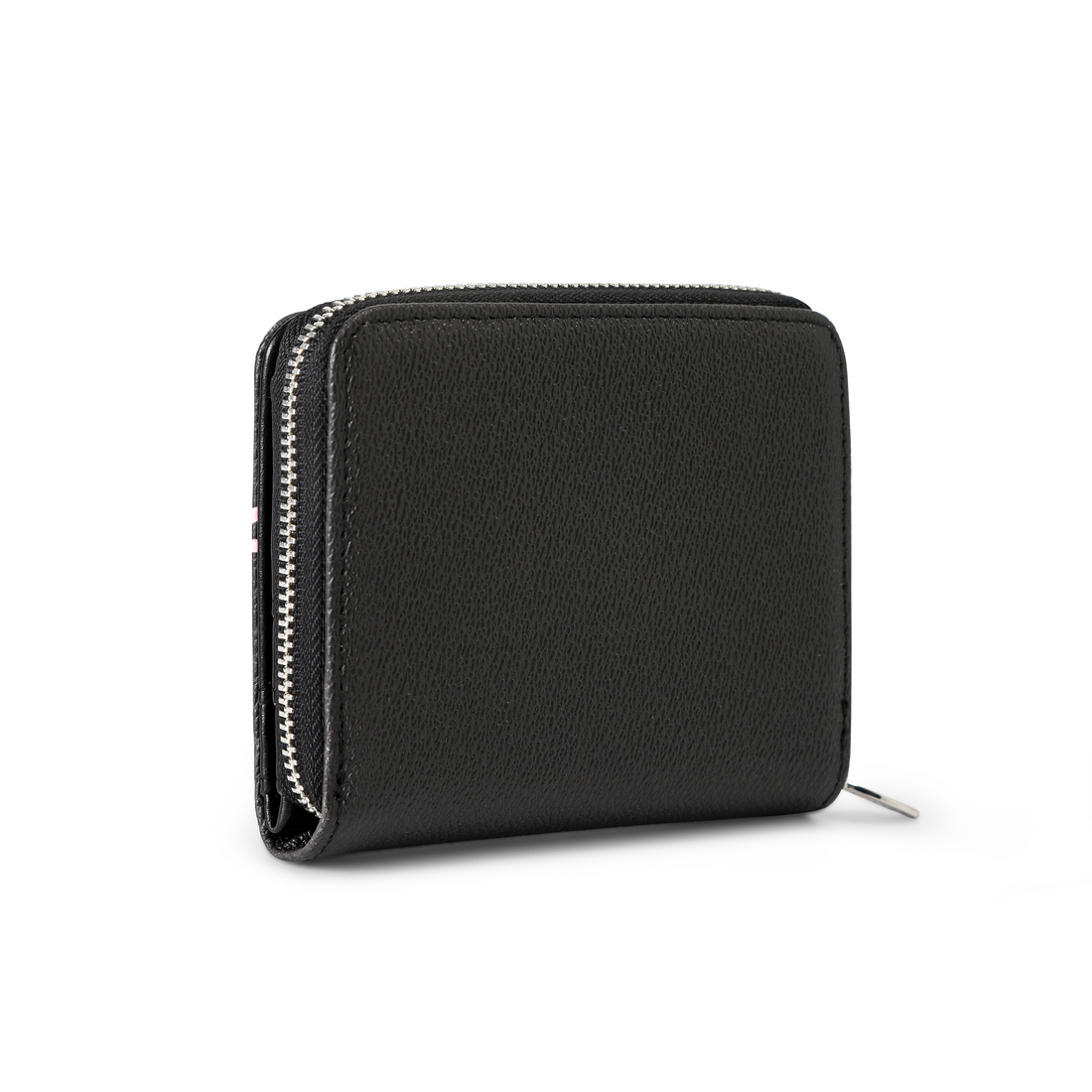 Classic Signature Zip-up Wallet - Black
