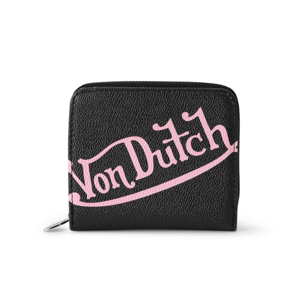 Classic Signature Zip-up Wallet - Black