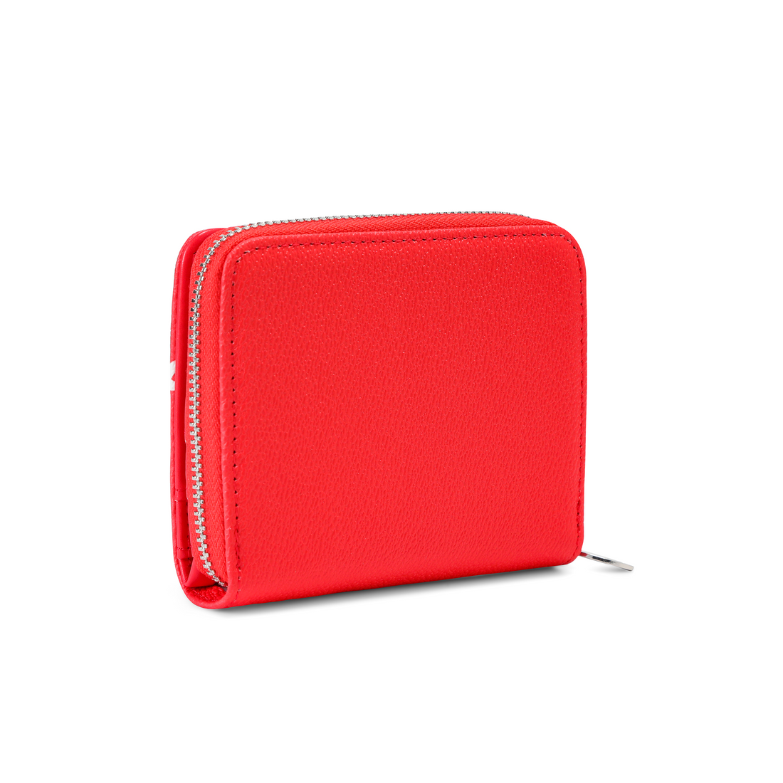 Classic Signature Zip-up Wallet - Red