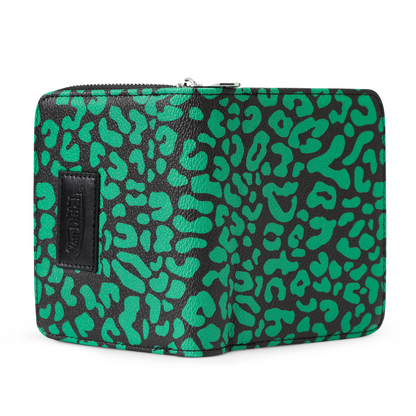Cheetah Print Zip-up Wallet