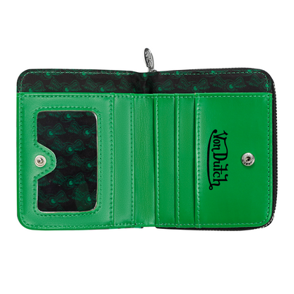 Cheetah Print Zip-up Wallet