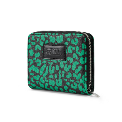 Cheetah Print Zip-up Wallet