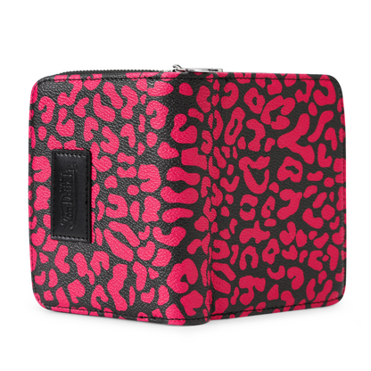 Cheetah Print Zip-up Wallet