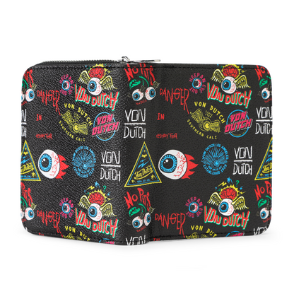 Jax Print Zip-up Wallet