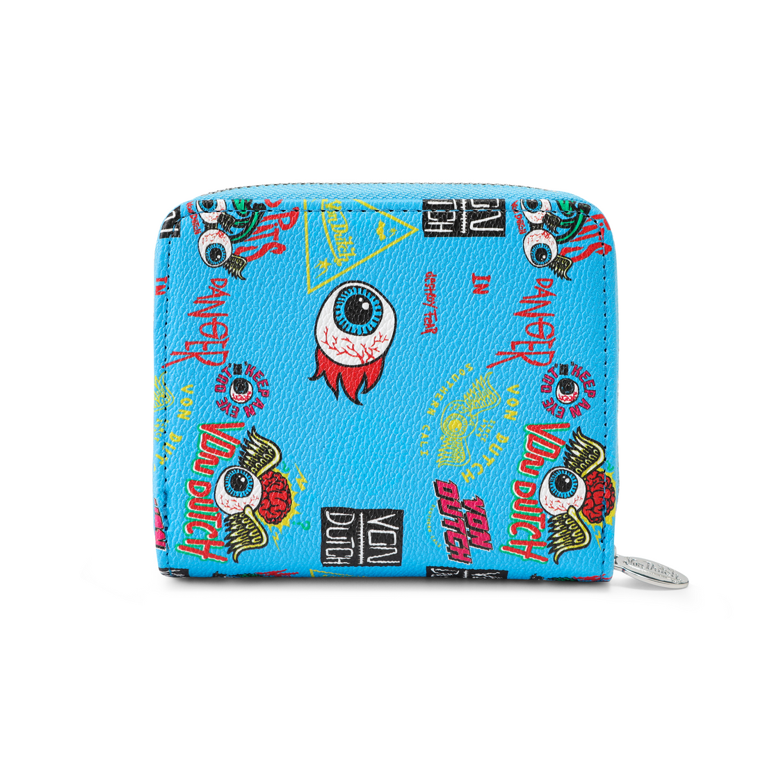 Jax Print Zip-up Wallet - Blue
