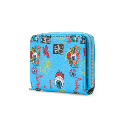 Jax Print Zip-up Wallet