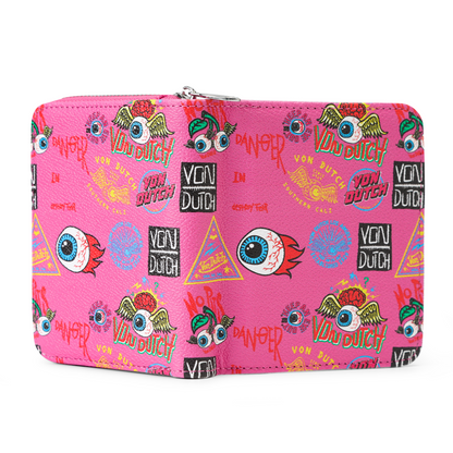 Jax Print Zip-up Wallet