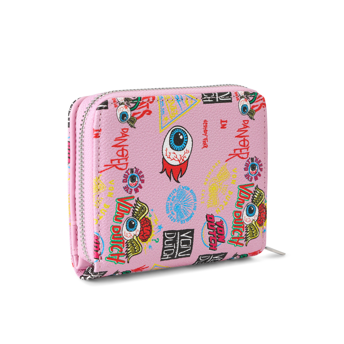 Jax Print Zip-up Wallet - Light Pink