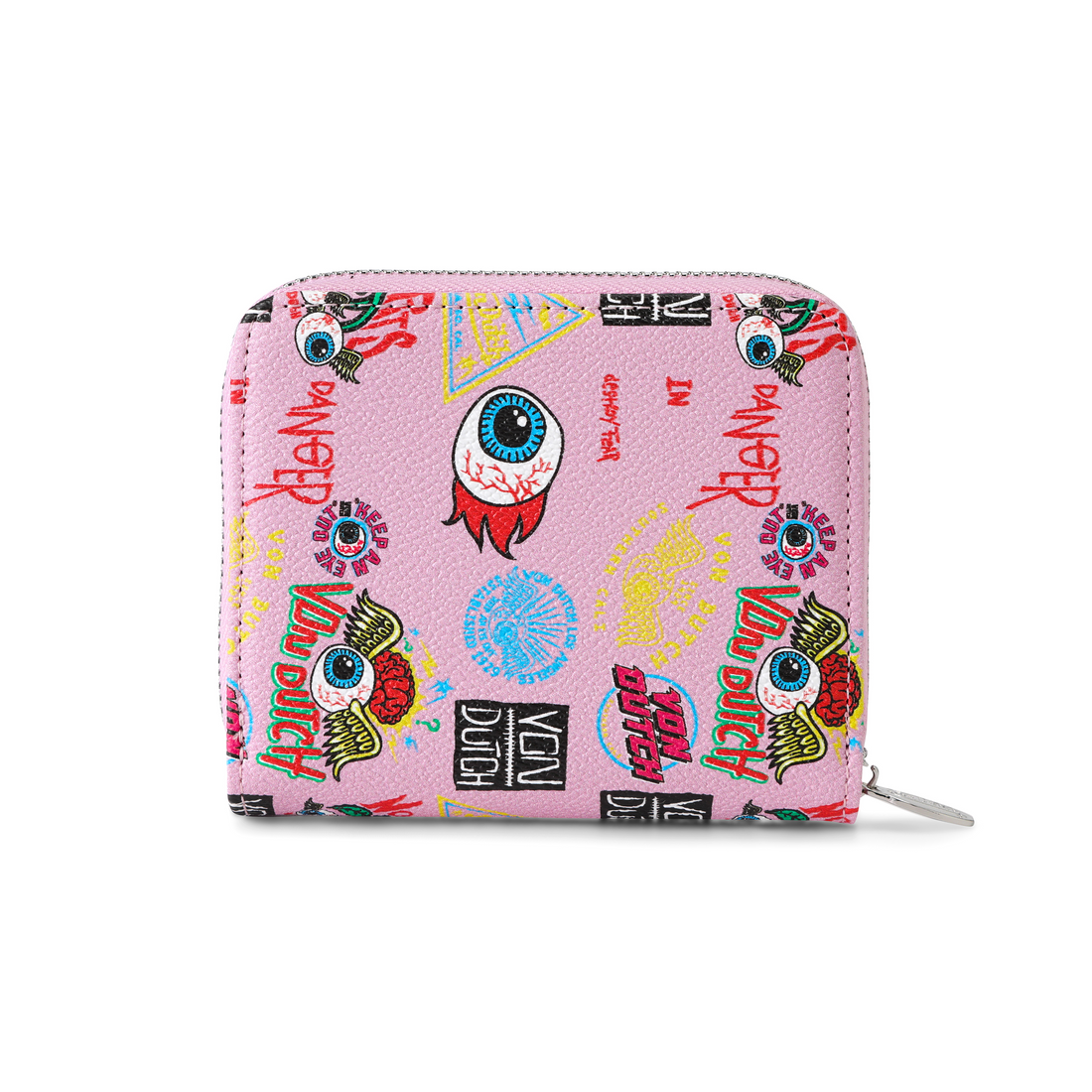 Jax Print Zip-up Wallet - Light Pink