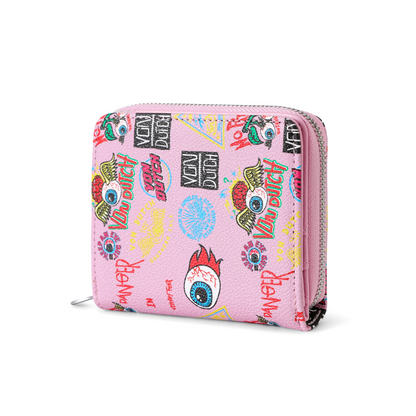 Jax Print Zip-up Wallet