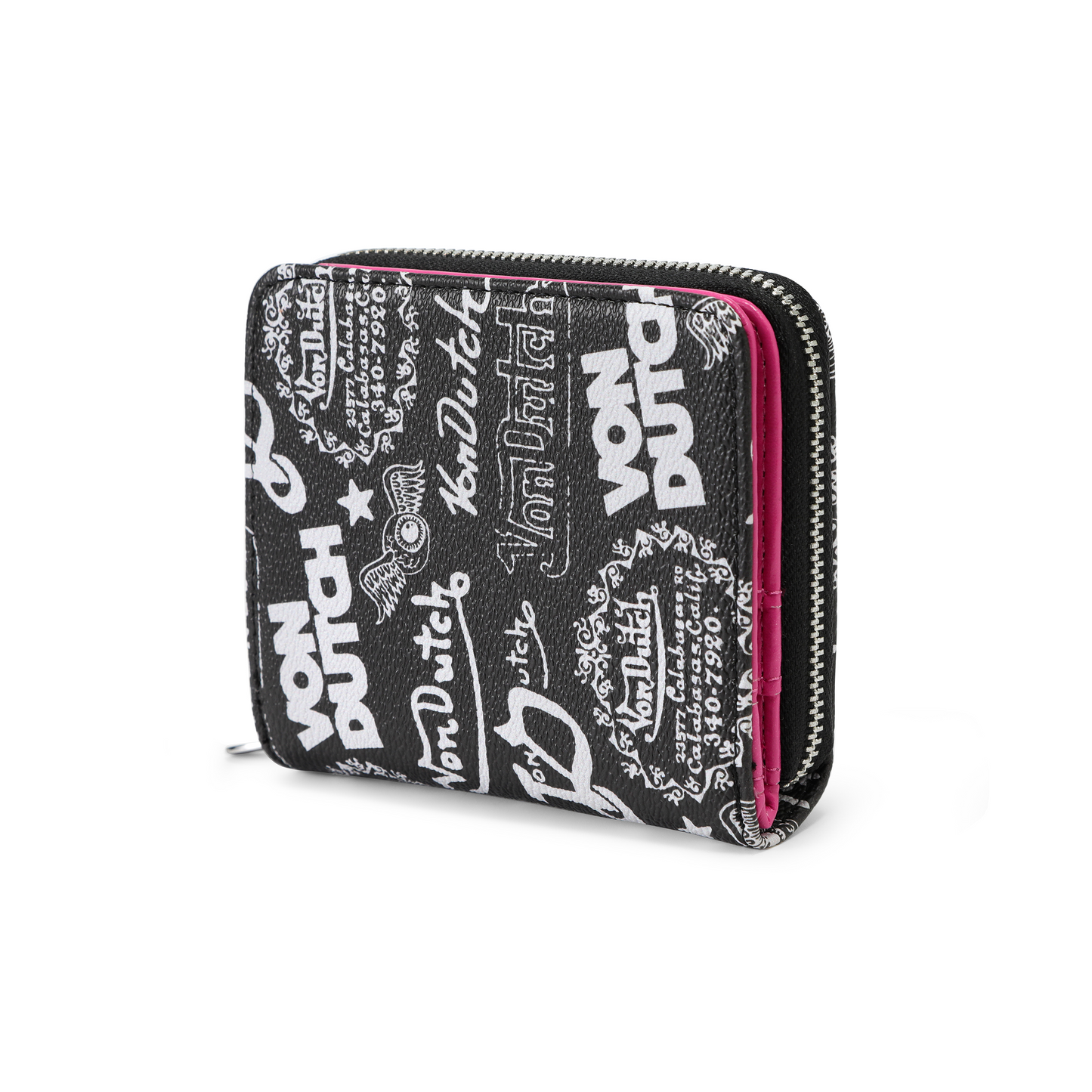 Logo Stamps Zip-Up Wallet
