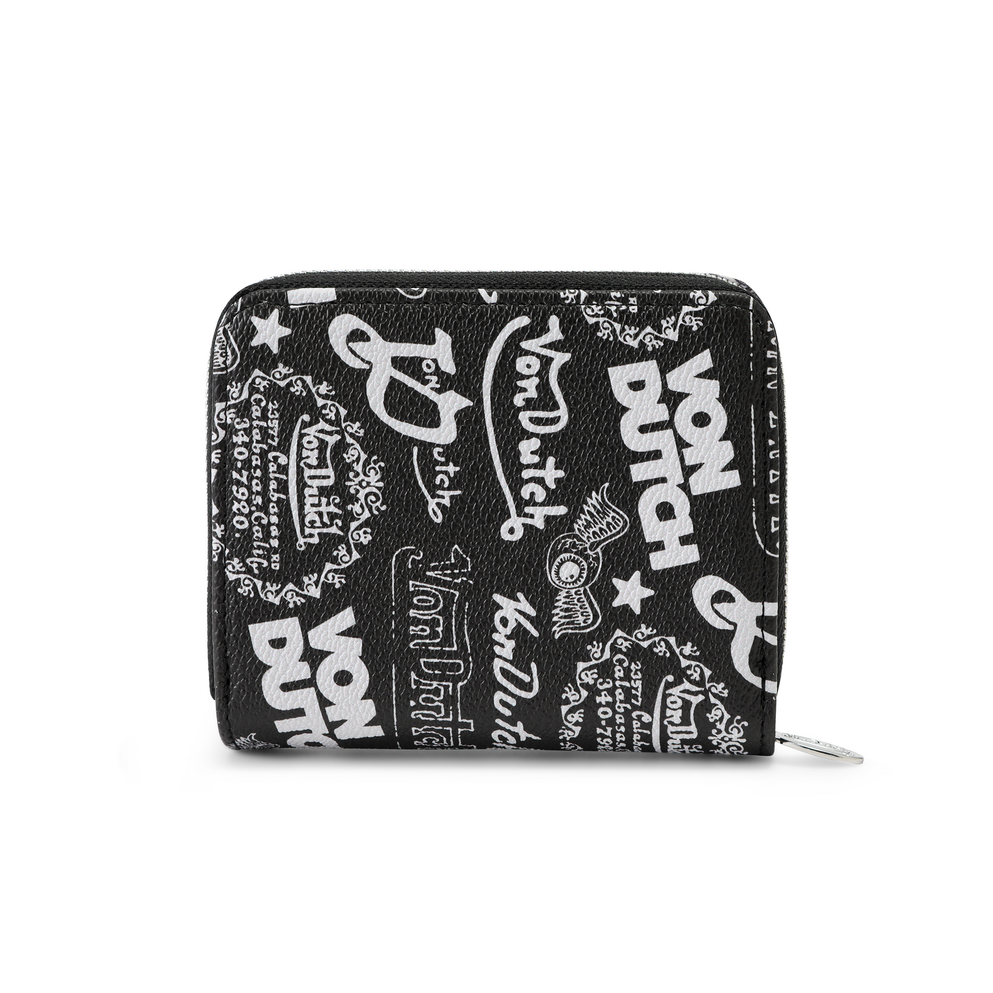 Logo Stamps Zip-Up Wallet