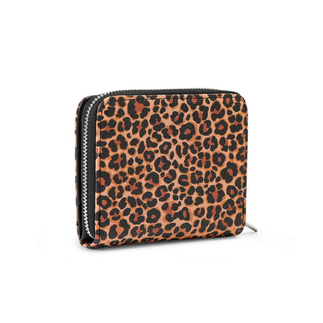 Leopard Zip-Up Wallet