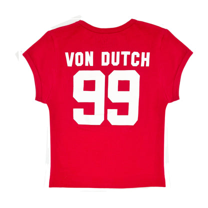 Von Dutch 99' Baby Tee - Red