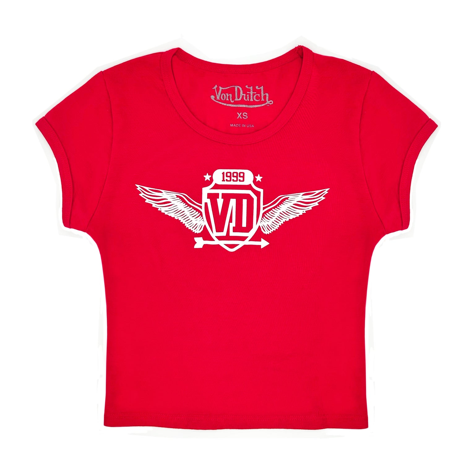 Von Dutch 99' Baby Tee - Red