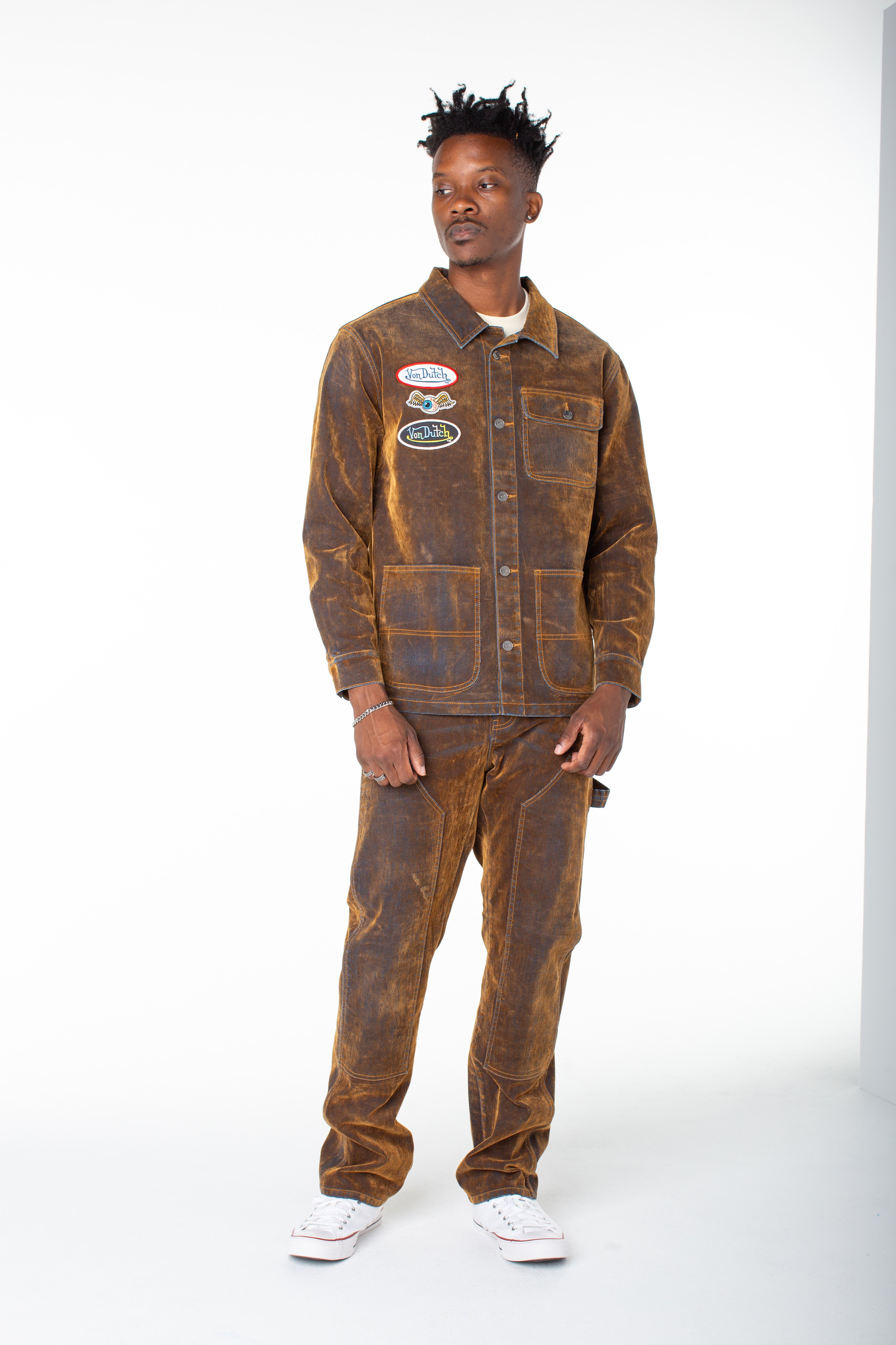 CLANE - 【きらのん】CLANE  WORK OVER JACKET The Chosen Chore Jacket - Crest Wave | Von Dutch