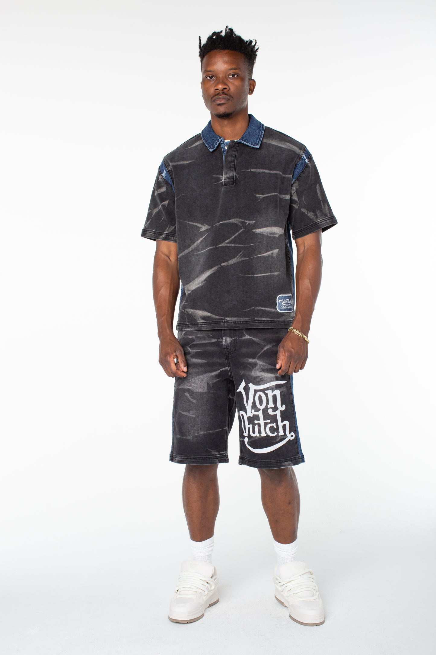 THE PUSHER POLO SHIRT - HIGHBLOW WASH