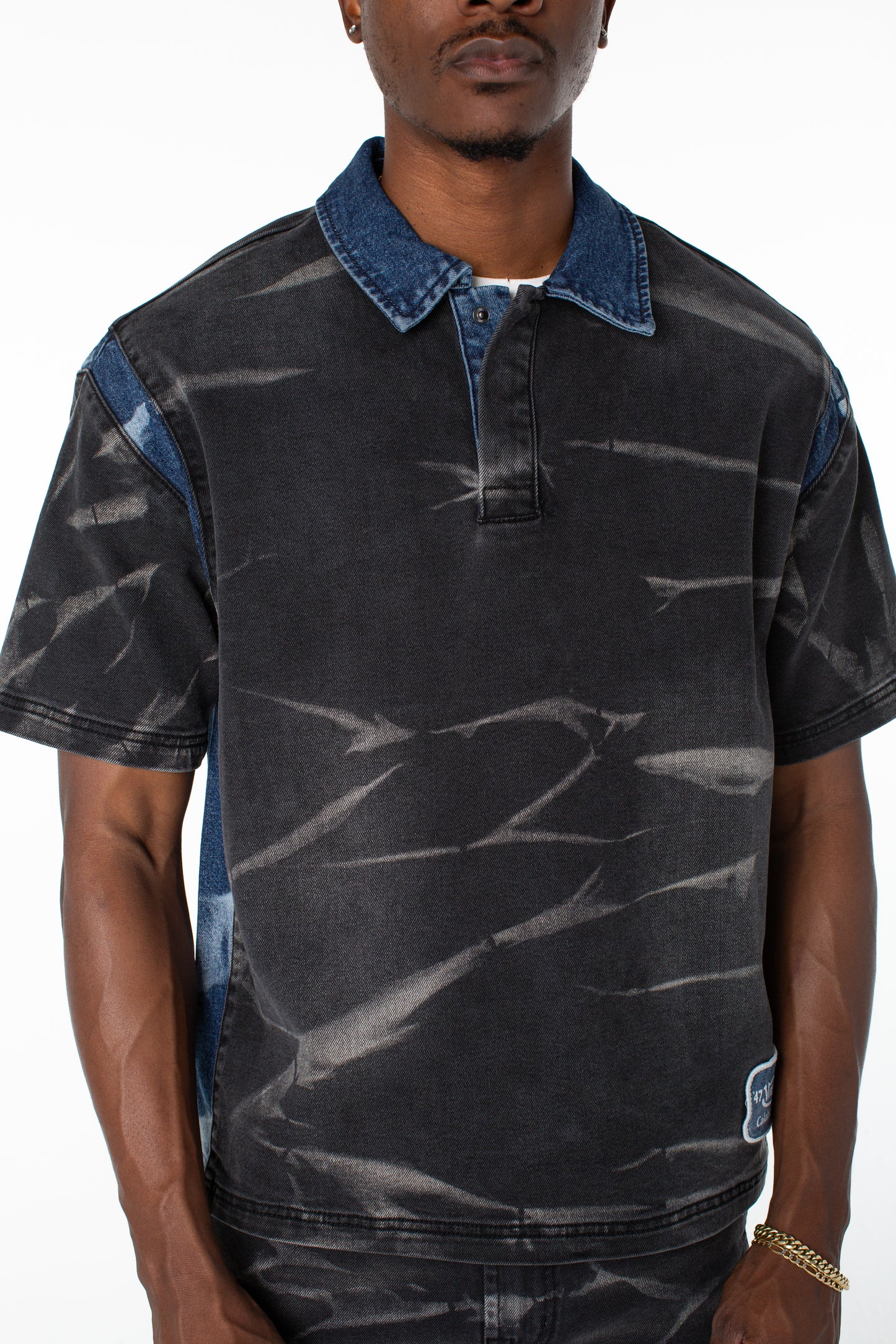 THE PUSHER POLO SHIRT - HIGHBLOW WASH