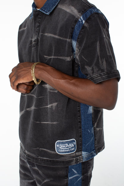 THE PUSHER POLO SHIRT - HIGHBLOW WASH