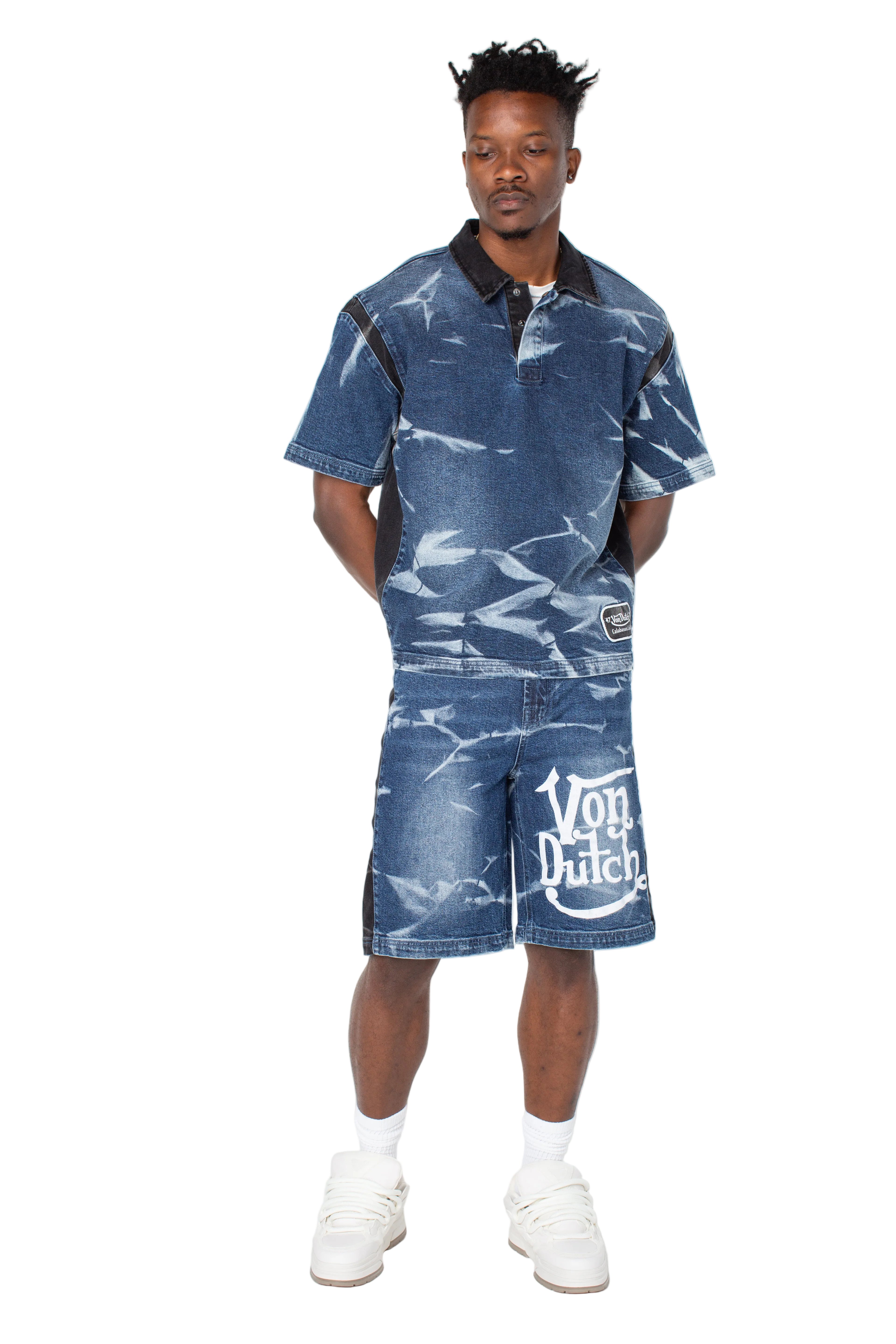 THE PUSHER POLO SHIRT - HIGHBLOW WASH 6 – Von Dutch