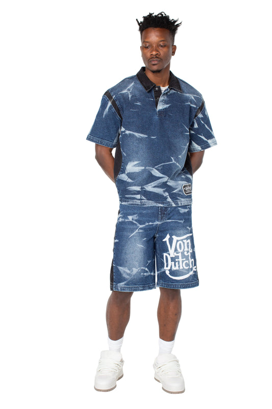 THE PUSHER POLO SHIRT - HIGHBLOW WASH 6