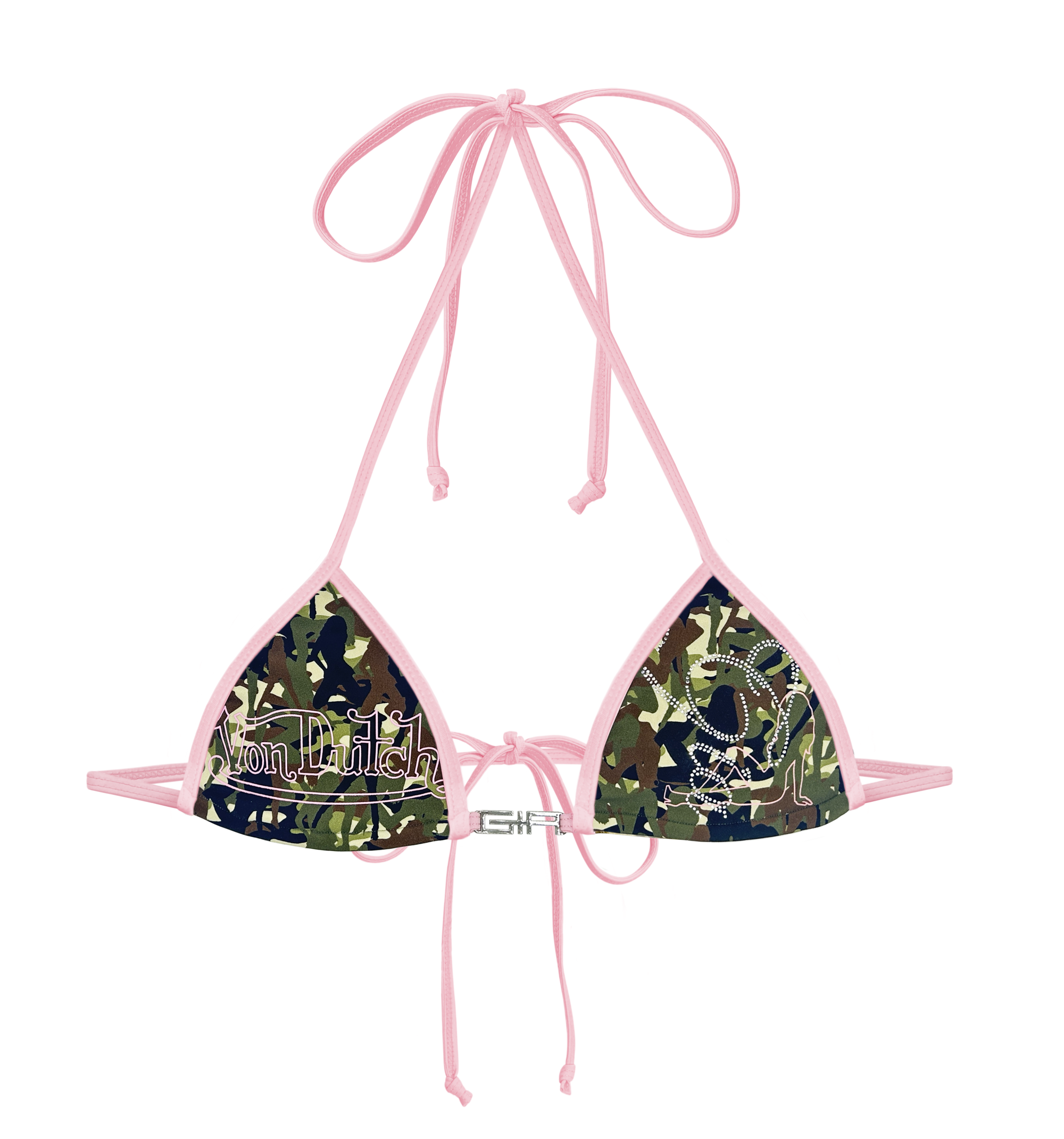 I.AM.GIA X VON DUTCH AVA BIKINI TOP - CAMO