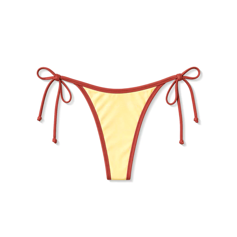 Americana Bikini Bottom - Yellow