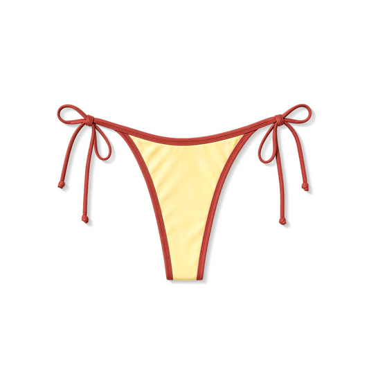 Americana Bikini Bottom - Yellow