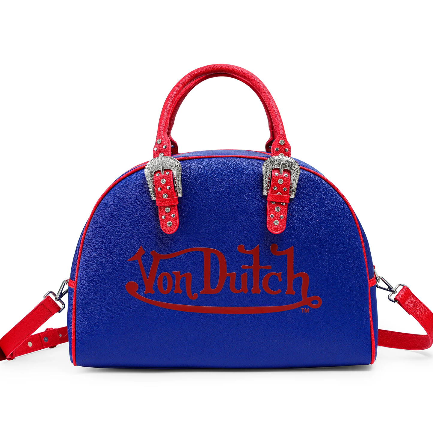 Blue & Red Duffle Bowling Bag