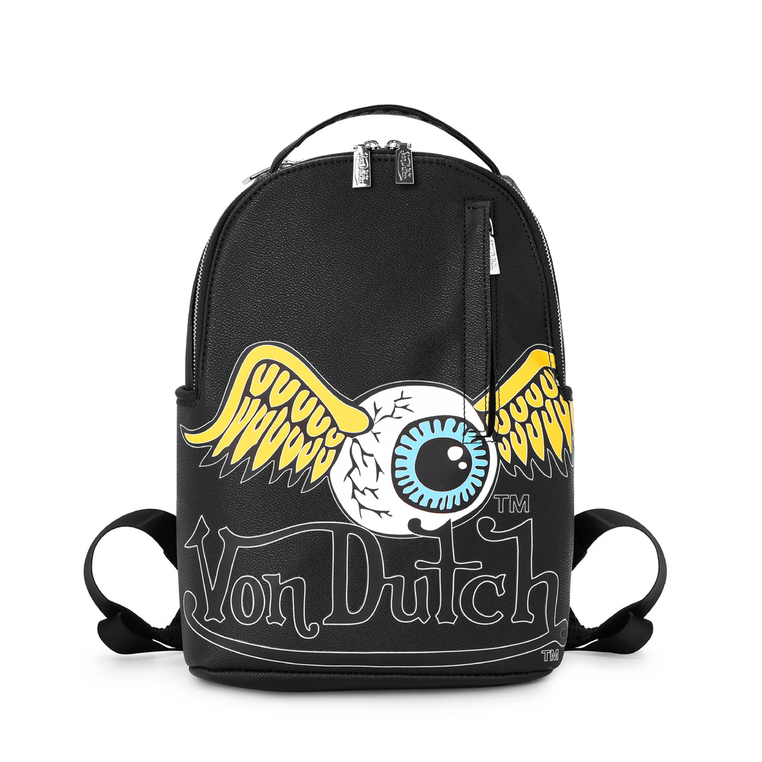 Large Black Flying Eye Backpack — image 1