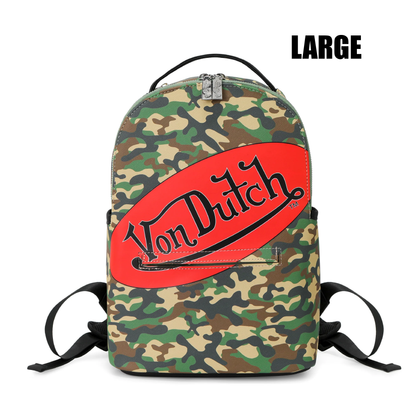 Large Green Camo Backpack