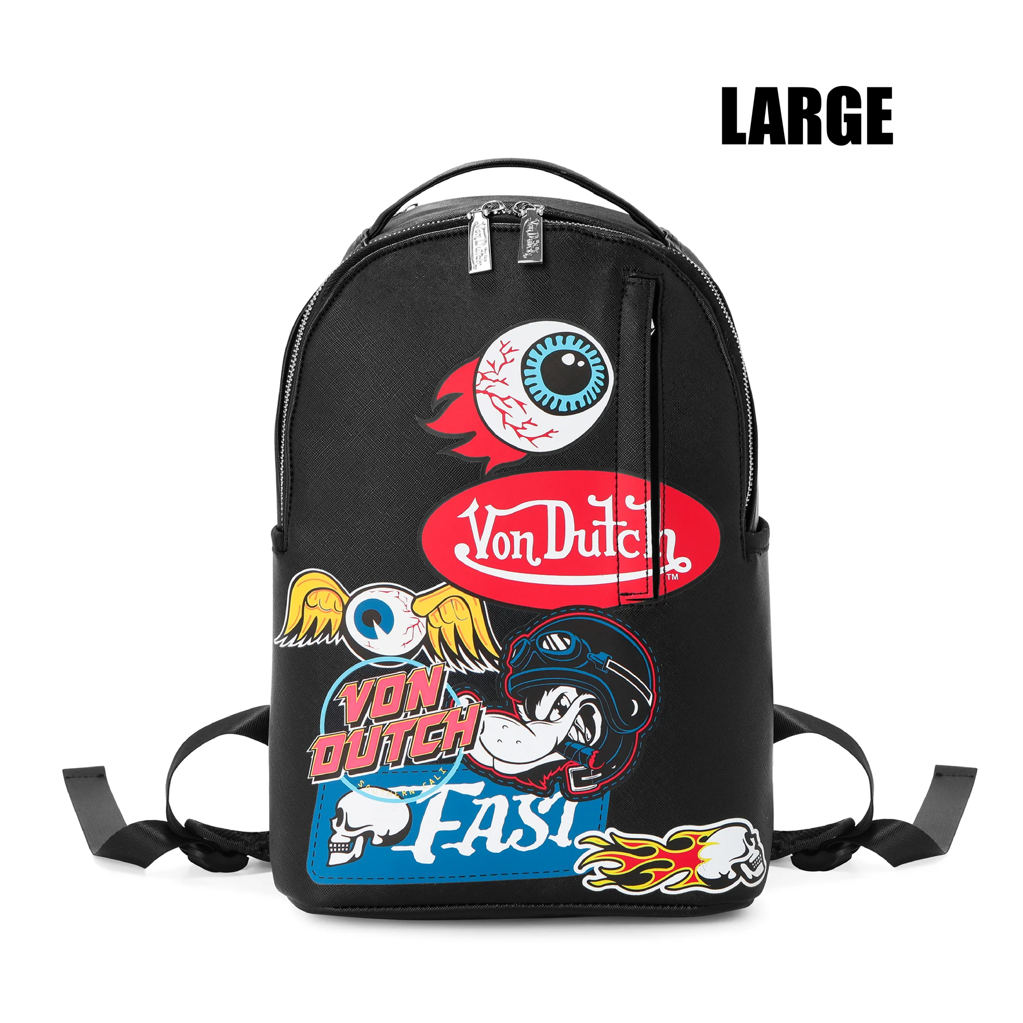 Von Dutch Large Multi-Flying Eye Backpack