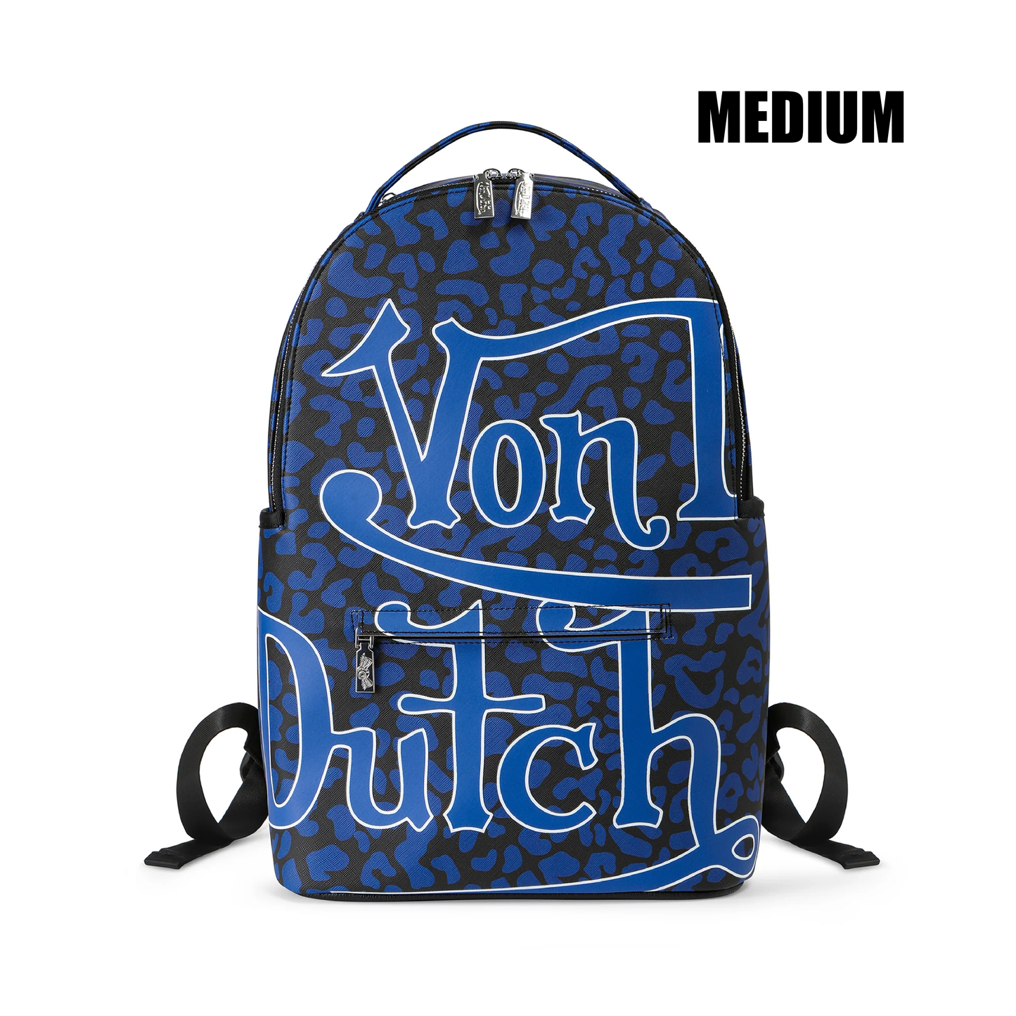 Medium Sized Blue Cheetah Backpack