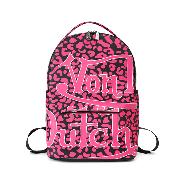 Medium Sized Pink Cheetah Backpack