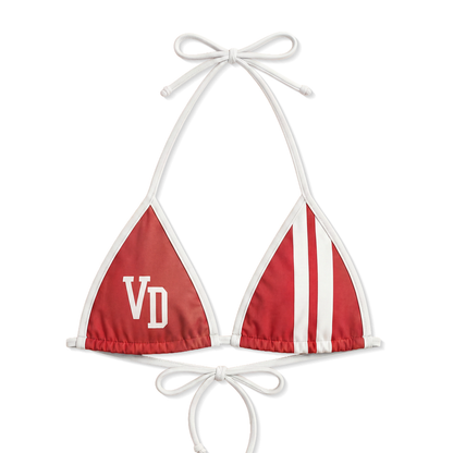 Americana Bikini Top - Red