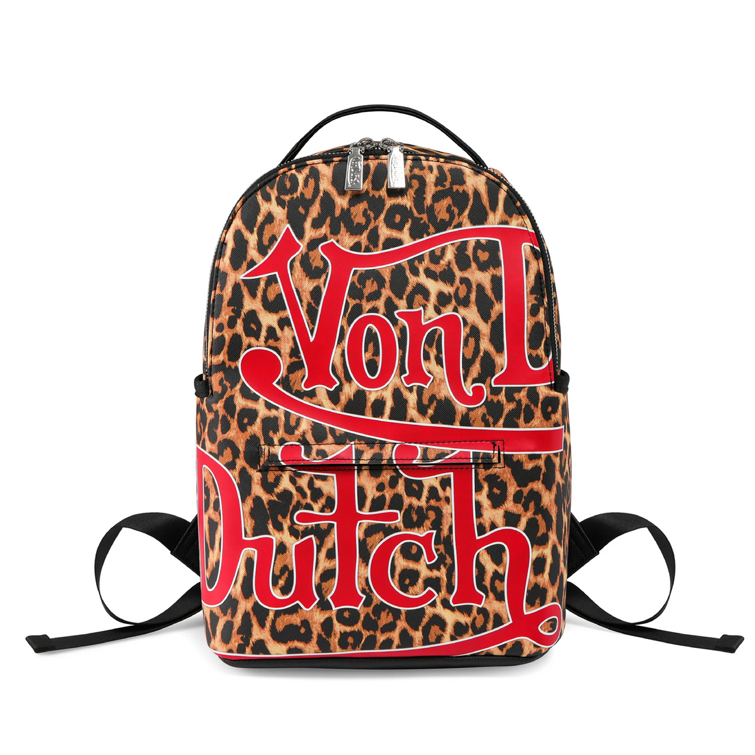 Small Sized Leopard Print Backpack