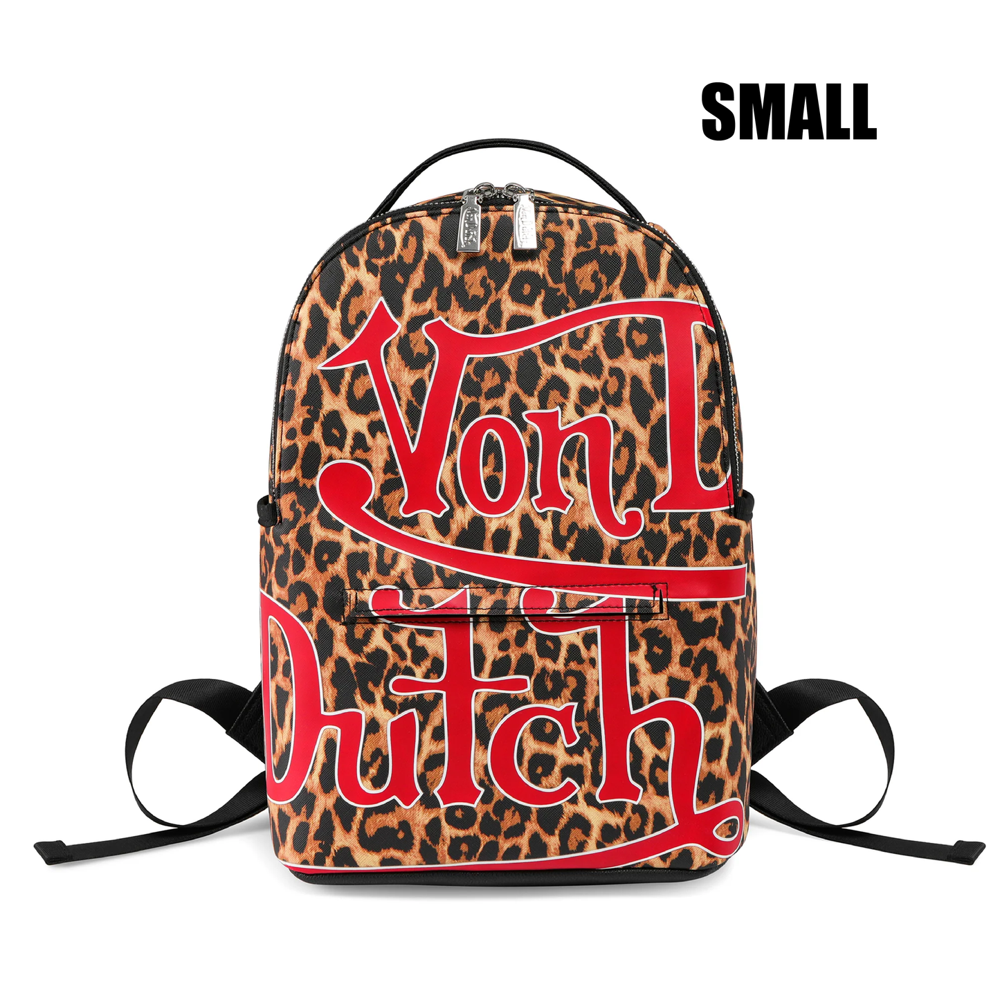 Small Sized Leopard Print Backpack