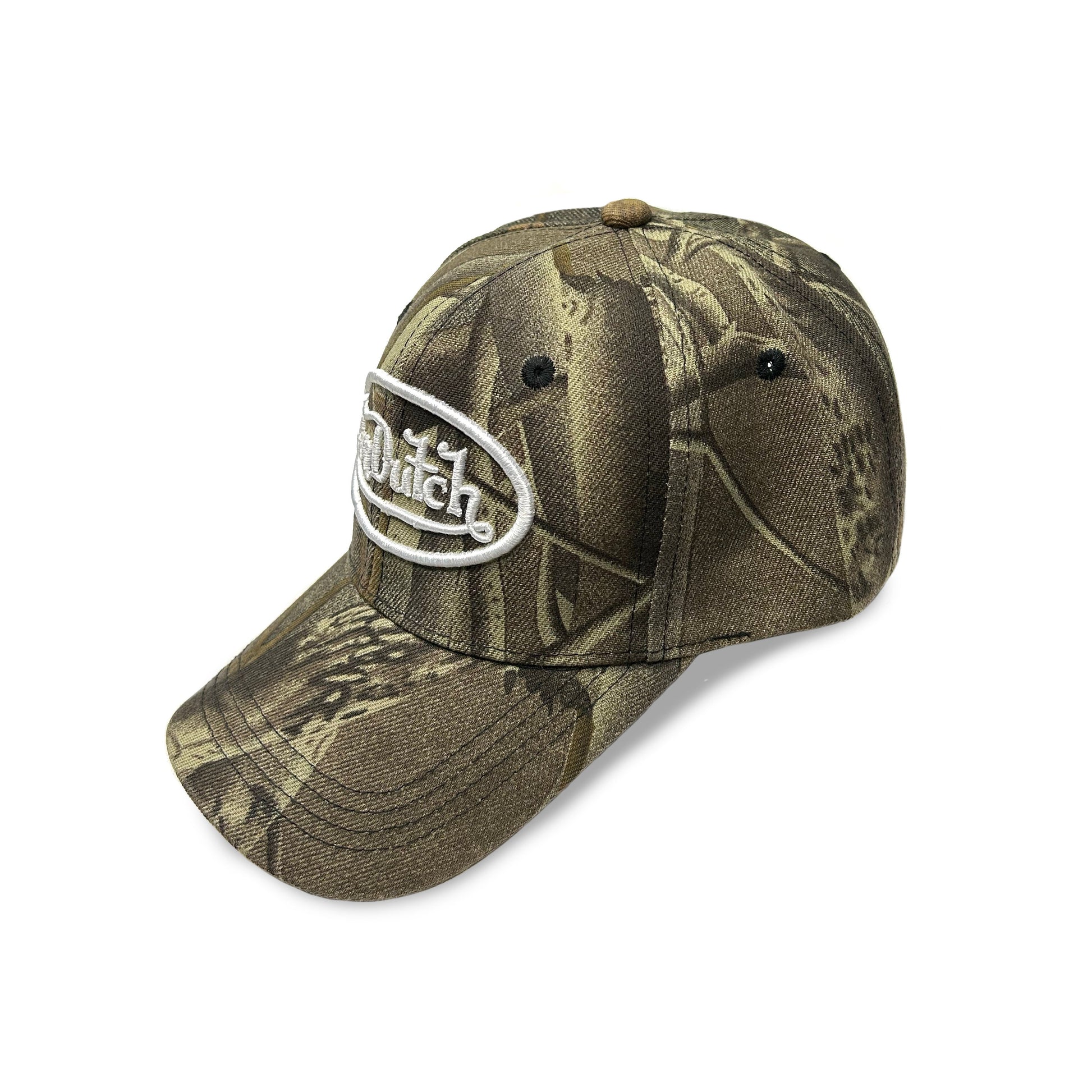 Von Dutch White Tree Camo Strapback Trucker Hat
