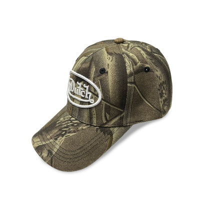 Von Dutch White Tree Camo Strapback Trucker Hat