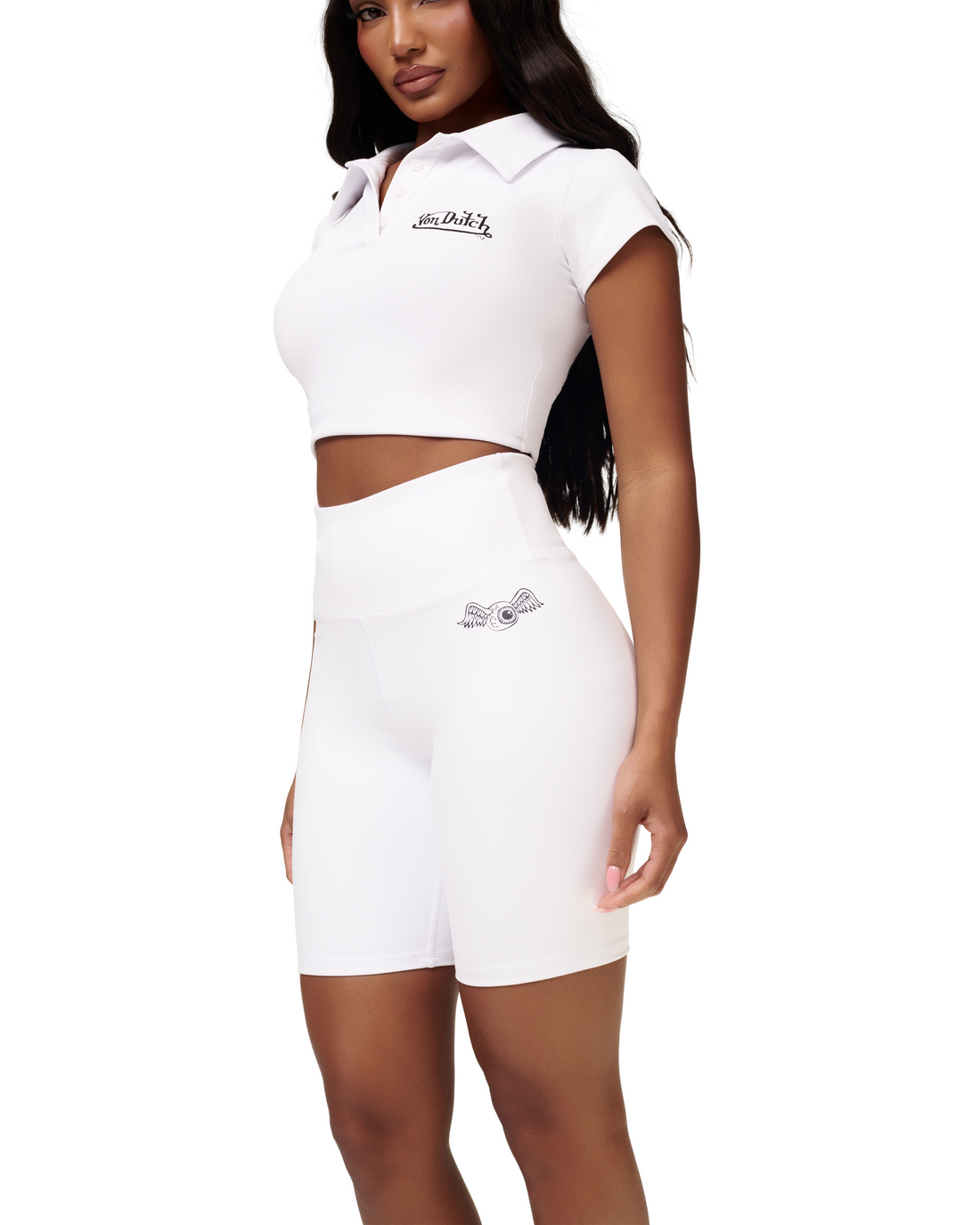 Women's Biker Short - White — image 2
