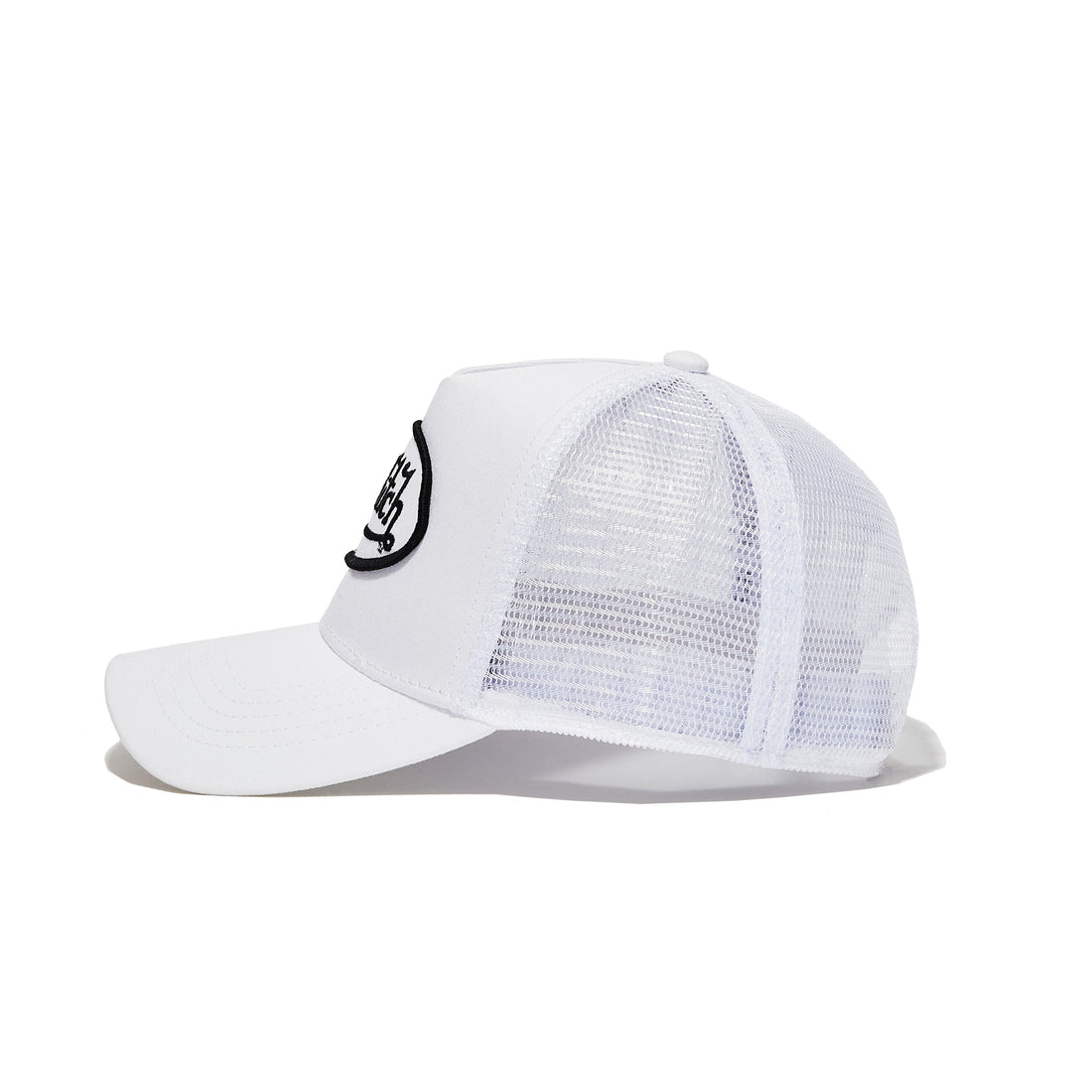White and Black Classic Trucker