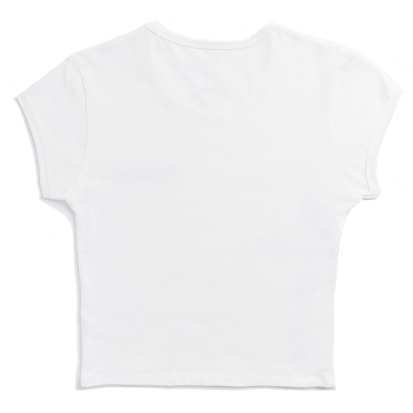 White and Green Ranch Logo Rhinestone Baby Tee